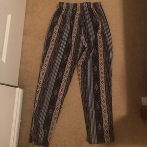 Tribal patterned pants